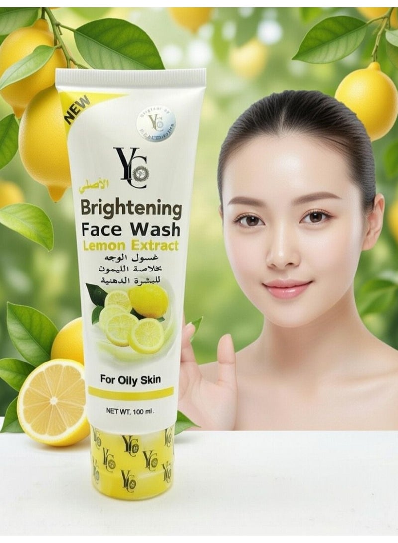 YC Lemon Face Wash - 100ml - Image 2